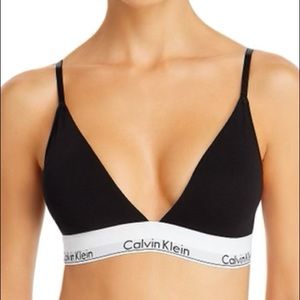 Calvin Klein Black Triangle Bralette
